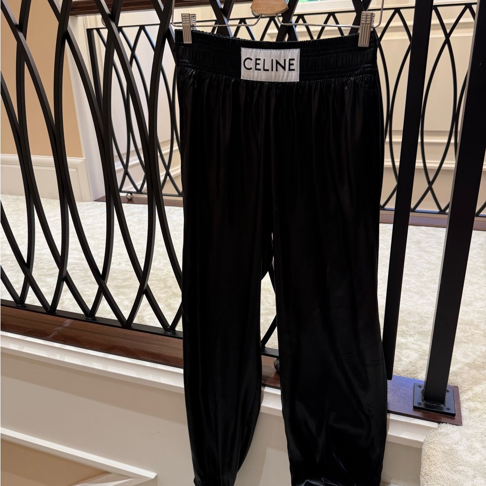 Celine Black Sweatpants Relaxed Fit Joggers